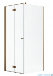Radaway Nes Kdj B Brushed Copper kabina 100x70cm lewa szczotkowana miedź 10025100-93-01L/10039070-01-01