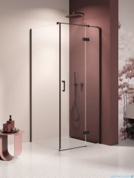 New Trendy Nesta Black kabina 110x100x200 cm prawa wspornik równoległy przejrzyste K-3747