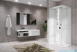 Novellini Glax 2 2.0 kabina z hydromasażem hydro plus 90x70 lewa total biała G22A9079SM1L-1UU