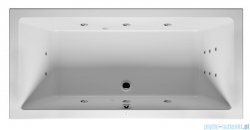Riho Lusso wanna prostokąta 180x80cm z hydromasażem FLOW lewa B036012005