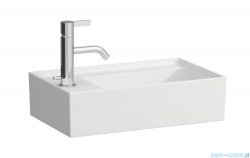 Laufen Kartell umywalka ścienna z ukrytym liniowym odpływem 46x28cm biały mat H8153357571111