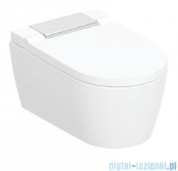 Geberit urządzenie WC z funkcją higieny intymnej AquaClean Sela, wisząca miska WC biała/chrom 146222211