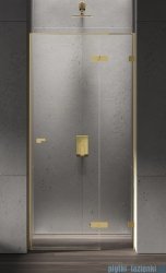 New Trendy Eventa Gold Shine drzwi wnękowe pojedyncze 90x200 cm przejrzyste prawa Złoty połysk EXK-4674