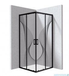 Deante Funkia Evo kabina prysznicowa kwadratowa 80x80cm Nero KYC_N088P