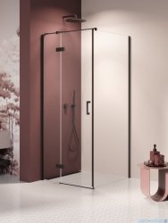New Trendy Nesta Black kabina 90x120x200 cm lewa wspornik równoległy przejrzyste K-3707