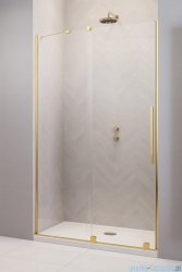 Radaway Furo Gold DWJ drzwi prysznicowe 130cm lewe szkło przejrzyste 10107672-09-01L/10110630-01-01