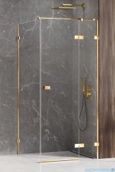 New Trendy Avexa Gold Shine kabina prostokątna 120x100x200 cm przejrzyste prawa EXK-1687