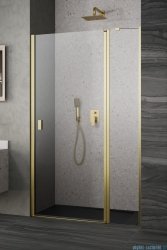 Radaway Nes Dwj II Brushed Gold drzwi wnękowe 80cm prawe szczotkowane złoto 10036080-99-01R