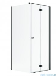 Radaway Nes Kdj B Brushed GunMetal kabina 100x100cm prawa szczotkowany grafit 10025100-92-01R/10039100-01-01