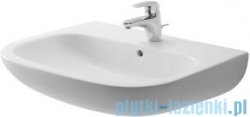 Duravit D-Code umywalka z przelewem z otworem na baterię 600x460 mm 231060 00 002