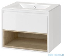 Excellent Tuto szafka wisząca z umywalką 80x50x45 cm biały dąb MLEX.0101.800.WHBL/CEEX.3617.800.WH