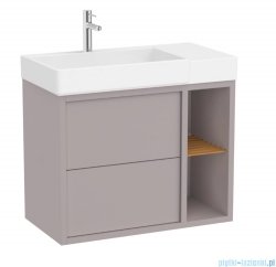 Roca Tura Unik zestaw szafka z umywalką lewa 80x43x60 SZLACHETNY SZARY A852028559