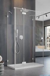 Radaway Essenza Pro White Kdj+S kabina 100x120x100cm lewa biały mat/szkło przejrzyste 10097312-04-01L/10098100-01-01/10098100-01-01