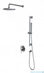 Omnires Y System prysznicowy podtynkowy, 2-wyjściowy nikiel szczotkowany SYSY47NI