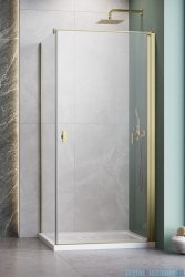 Radaway Nes Kdj I Brushed Gold kabina 90x75cm prawa szczotkowane złoto 10022090-99-01R/10039075-01-01