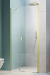 Radaway Nes Brushed Light Gold Dws Drzwi wnękowe 140cm prawe szczotkowane jasne złoto szkło przejrzyste 10028140-98-01R