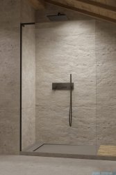 Radaway Modo SL Black II kabina Walk-in 50x200 lewa czarny mat/szkło przejrzyste 10319054-54-01L