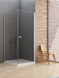 New Trendy New Soleo 90x110x195 cm kabina wspornik prosty szkło przejrzyste D-0141A/D-0150B-WP