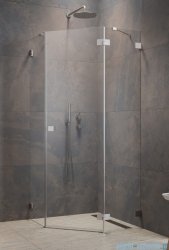 Radaway Essenza Ptj Brushed Nickel kabina pięciokątna 100x90cm prawa szczotkowany nikiel 1385010-91-01R/1385057-01-01