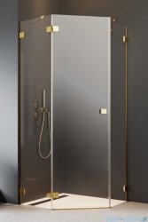 Radaway Essenza Pro Gold Ptj kabina pięciokątna 100x90 lewa złoty połysk/szkło przejrzyste 10100000-09-01L/10100900-01-01