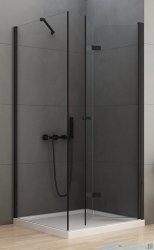 New Trendy New Soleo Black 90x90x195 cm kabina prawa przejrzyste D-0239A/D-0115B