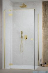 Radaway Essenza 8 Gold Kdj kabina 100x110cm lewa złoty połysk/szkło przejrzyste 10480612-01-01L/10470337-09-01L/10113110-01-01