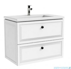 Oristo Montebianco szafka podumywalkowa wisząca 80x60x46 biały mat OR47-SD2S-80-2