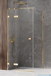New Trendy Avexa Gold Shine kabina prostokątna 110x120x200 cm przejrzyste lewa EXK-1853