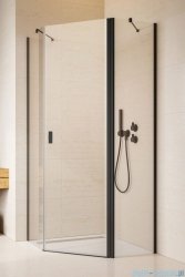 Radaway Nes Black Ptj kabina pięciokątna 100x90cm prawa czarny mat/szkło przejrzyste 10052000-54-01R/10052700-54-01