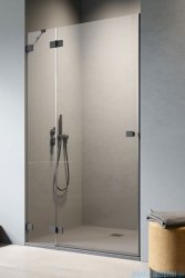 Radaway Essenza Pro Black Dwj drzwi wnękowe 100cm lewe czarny mat/szkło przejrzyste 10099100-54-01L