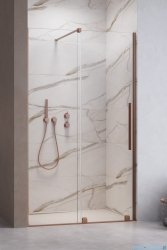 Radaway Furo Brushed Copper DWJ drzwi prysznicowe 160cm lewe szczotkowana miedź 10107822-93-01L/10110780-01-01