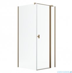 Radaway Nes Kdj II Brushed Copper kabina 90x90cm prawa szczotkowana miedź 10032090-93-01R/10039090-01-01