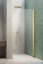 Radaway Nes Brushed Light Gold Dwj I Drzwi wnękowe 70cm prawe szczotkowane jasne złoto szkło przejrzyste 10026070-98-01R