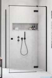 Radaway Essenza Black Kdj kabina 80x75cm prawa szkło przejrzyste 1385043-54-01R/1384049-01-01