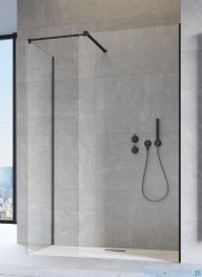 Radaway Modo New Black III kabina Walk-in 60x100x200 czarny mat/szkło przejrzyste 389064-54-01/389104-54-01/389000-54