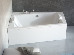 Besco Infinity 170x110cm wanna asymetryczna lewa + obudowa + syfon #WAI-170-NL/OAI-170-NS/19975