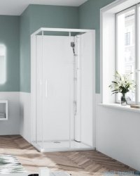 Novellini Glax 1 2.0 kabina standard 90x70 prawa biała G21A9079DT-1UU