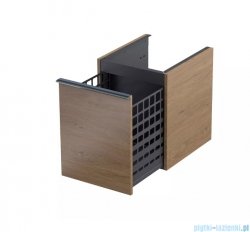 Oristo Etna szafka niska z koszem 40x50x45cm Dąb Kamienny OR52-SN1S-40-78