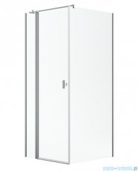 Radaway Nes Kdj II Brushed Nickel kabina 110x80cm lewa szczotkowany nikiel 10032110-91-01L/10039080-01-01