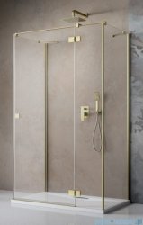 Radaway Essenza Brushed Gold Kdj+S kabina 100x90x100cm prawa szczotkowane złoto 1384052-01-01/1385020-99-01R/1384052-01-01