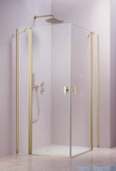 Radaway Nes 6 Kdd II Brushed Light Gold kabina 90x80cm szczotkowane jasne złoto 10031090-98-01L/10031080-98-01R