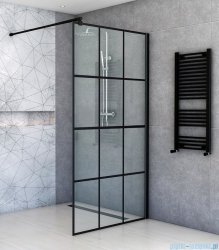 Sea Horse Easy In Black kabina Walk In 90x200 cm Nero BK251T09A6