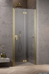 Radaway Nes Dwb Brushed Gold drzwi wnękowe 80cm lewe szczotkowane złoto 10029080-99-01L