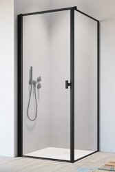 Radaway Nes 8 Black Kdj I Frame kabina 100x80cm lewa czarny mat/szkło przejrzyste 10072100-54-56L/10089080-54-56