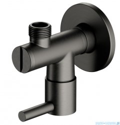 Omnires zawór kątowy grafit szczotkowany 8857GR