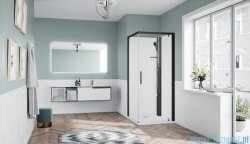 Novellini Glax 1 2.0 kabina standard 80x80 prawa czarna G21GF80DM-1HH