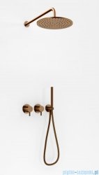 Kohlman Axel Brushed Copper zestaw prysznicowy miedź szczotkowana QW260ABCR25