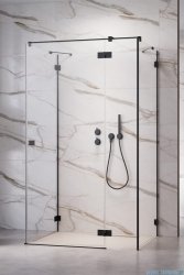 Radaway Essenza Pro Black Kdj+S kabina 100x100x100cm prawa czarny mat/szkło przejrzyste 10097310-54-01R/10098100-01-01/10098100-01-01