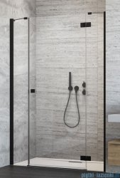 Radaway Essenza New Black DWJS drzwi wnękowe 120cm prawe szkło przejrzyste 385031-54-01R/384090-54-01
