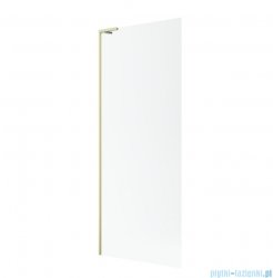 Radaway Modo SL II Brushed Light Gold kabina Walk-in 65x200 lewa szczotkowane jasne złoto szkło przejrzyste 10319065-98-01L